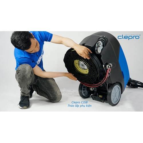 Máy chà sàn liên hợp CLEPRO C35B (Dùng ắc quy) 4